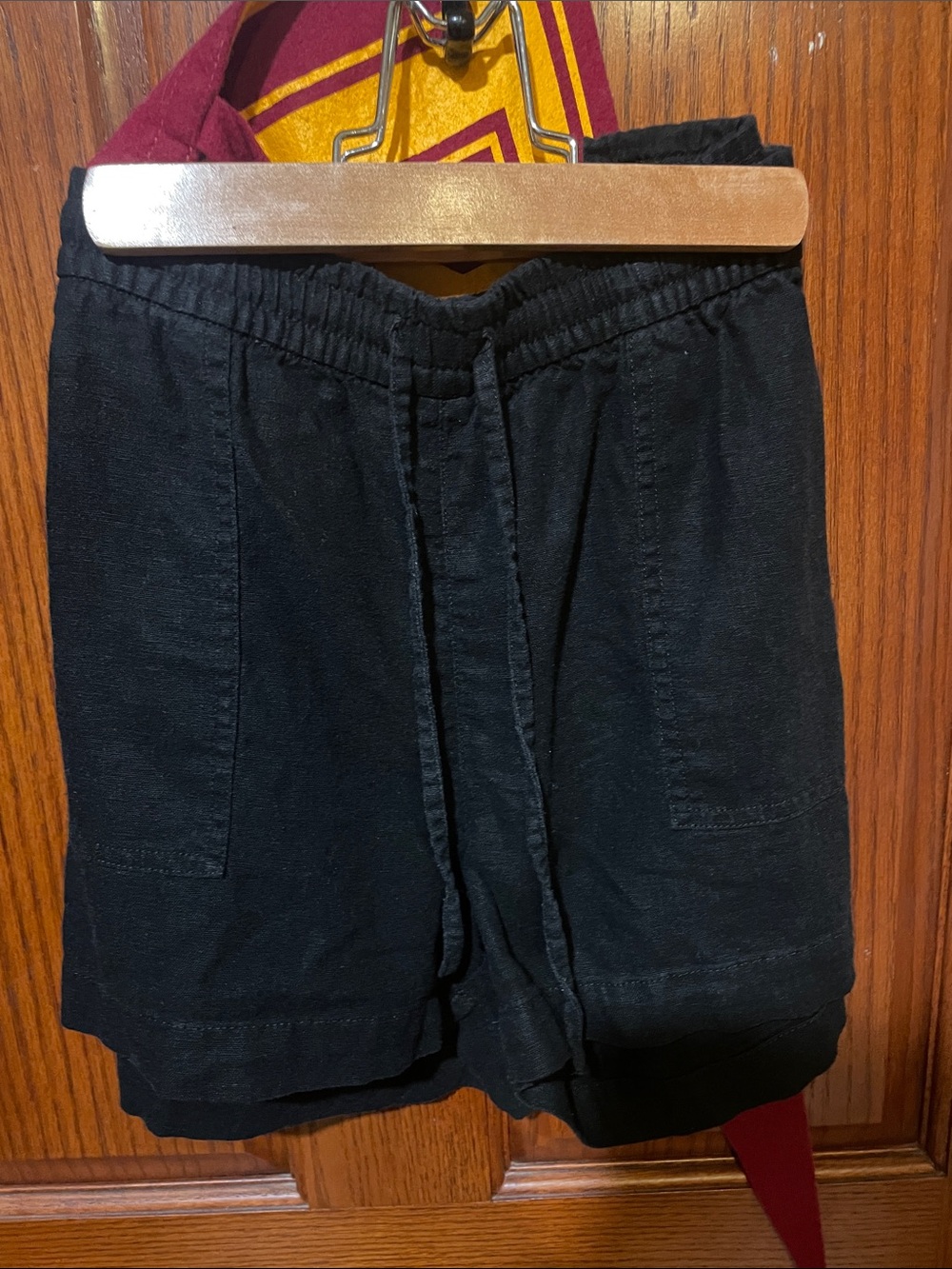 Black cotton j crew shorts
